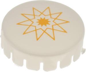 Pop bumper cap-10-tip-star-yellow Gottlieb-usada