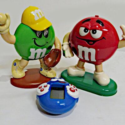 M&M 3 articulos promocionales coleccionables